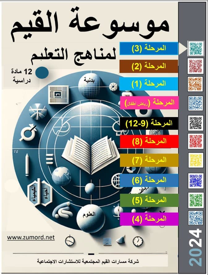 غلاف موسوعة القيم لمناهج التعليم – مرحلة 3